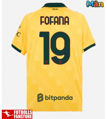 AC Milan Youssouf Fofana #19 Tredje Tröja 2025-26 Kortärmad